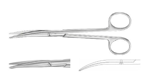 ЛЕКСЕР НОЖИЦІ ВИГНУТІ 165MM